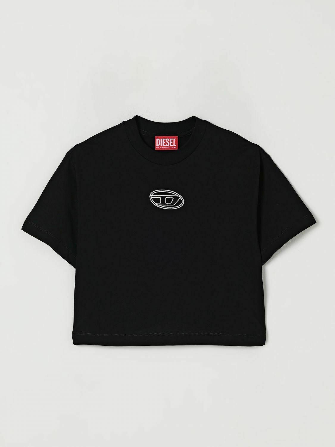 Cropped T-Shirt - Black / 6 EU