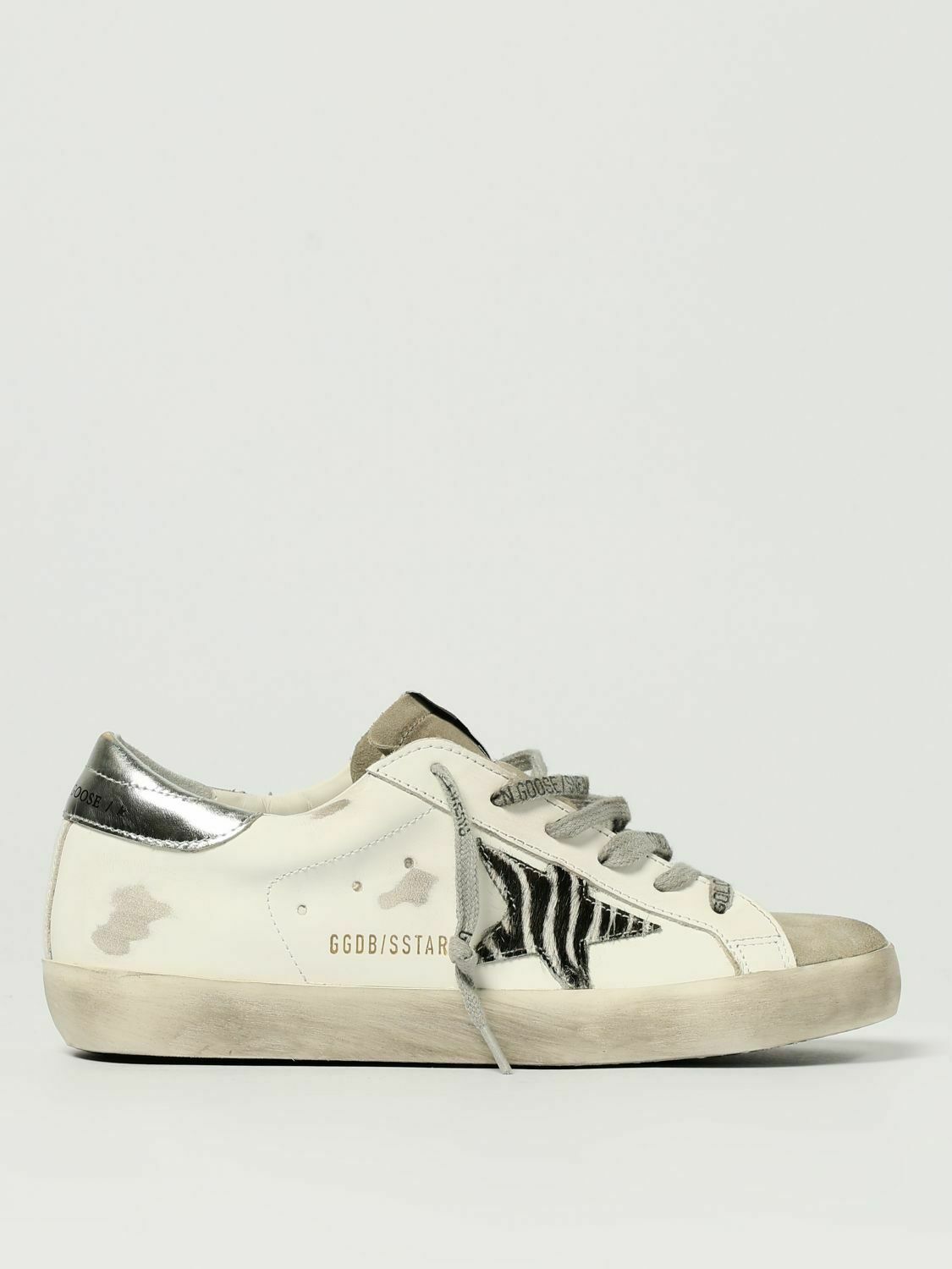 Athletic Inspired Low Top Sneakers for Everyday Wear - White / 41 IT