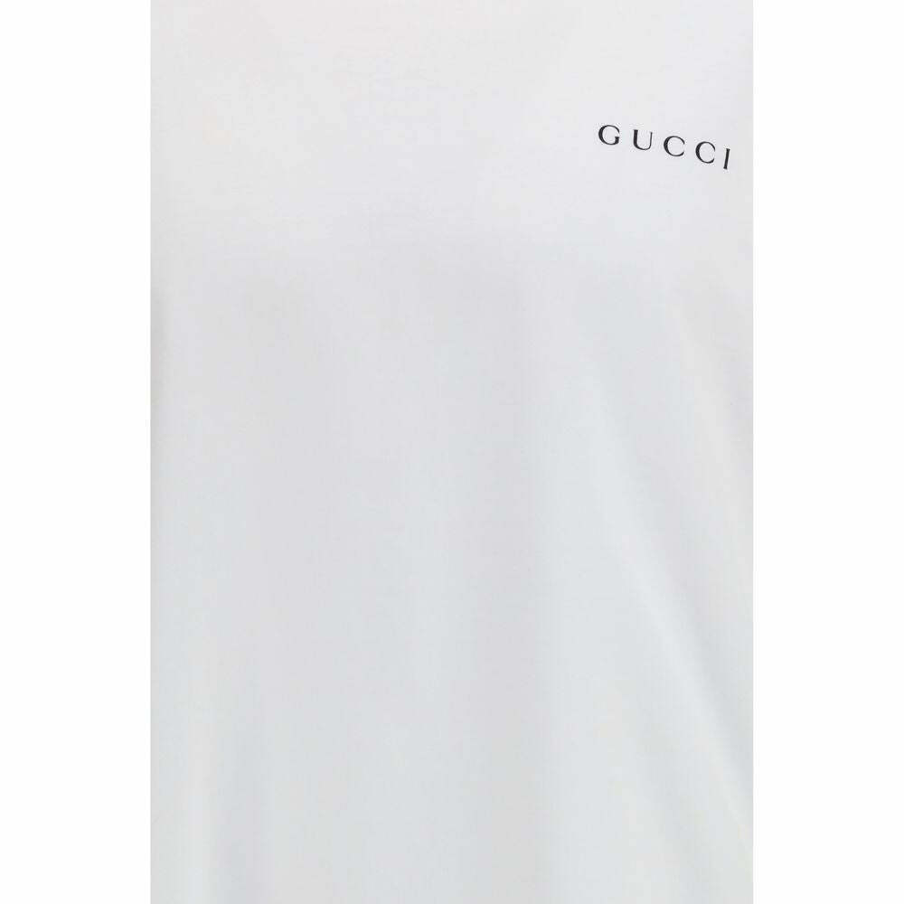 Gucci Embroidered Logo Cotton T-Shirt - White / S