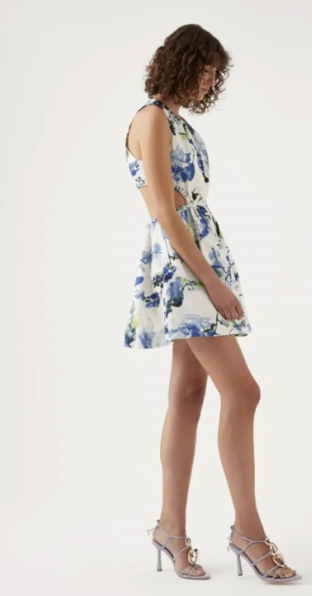 Voyage Braided Cut Out Mini Dress