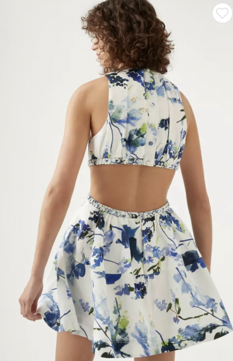 Voyage Braided Cut Out Mini Dress