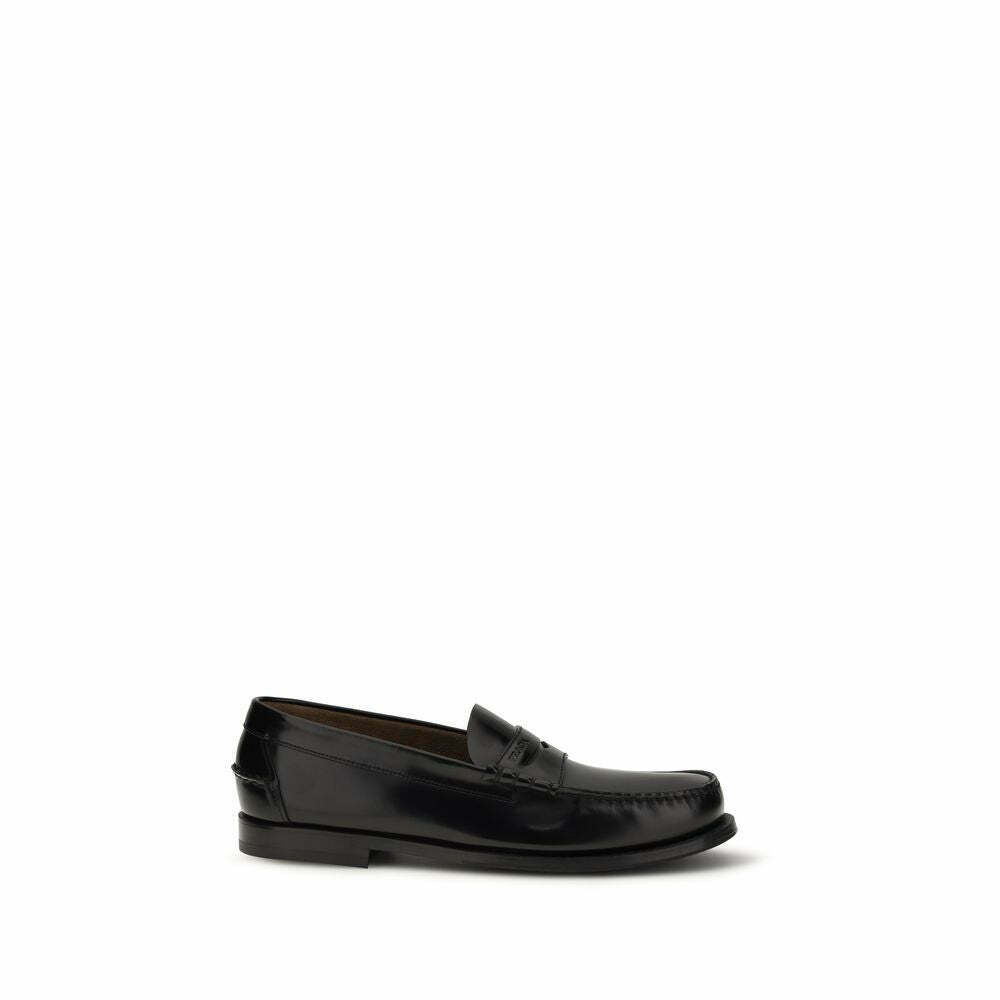 Calf Leather Bos Taurus Slip-On Loafers - Black / EU 38 | US 5