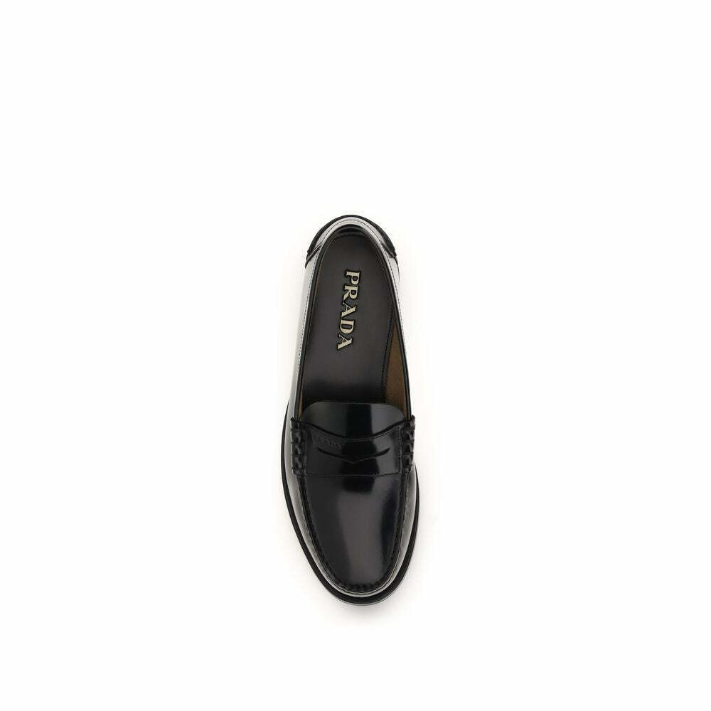 Calf Leather Bos Taurus Slip-On Loafers - Black / EU 38 | US 5