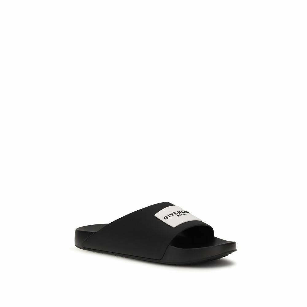 Rubber Slip-On Sandals - Black / EU40/US7