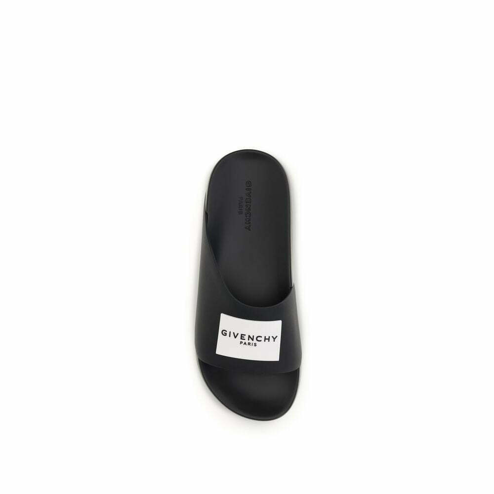 Rubber Slip-On Sandals - Black / EU45/US12