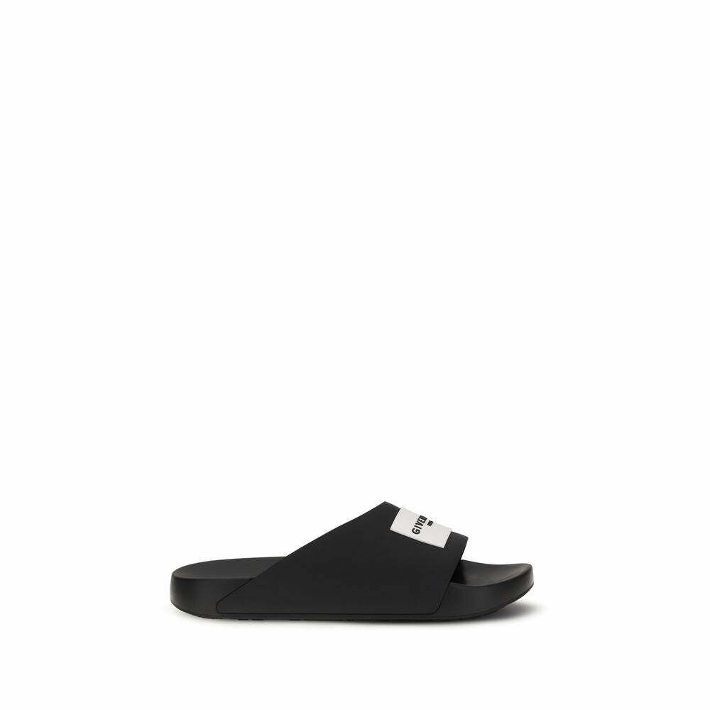 Rubber Slip-On Sandals - Black / EU40/US7