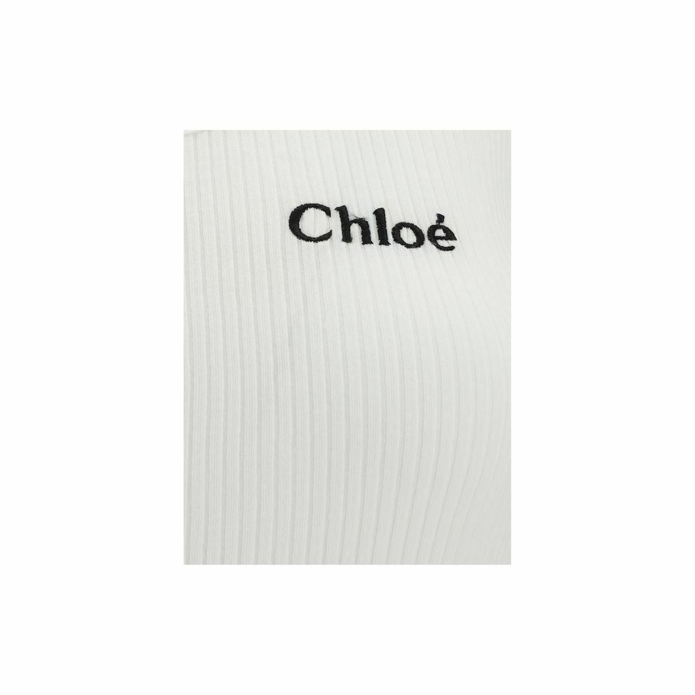 Ribbed-knit top CHC25SJH12180 - Beige / S