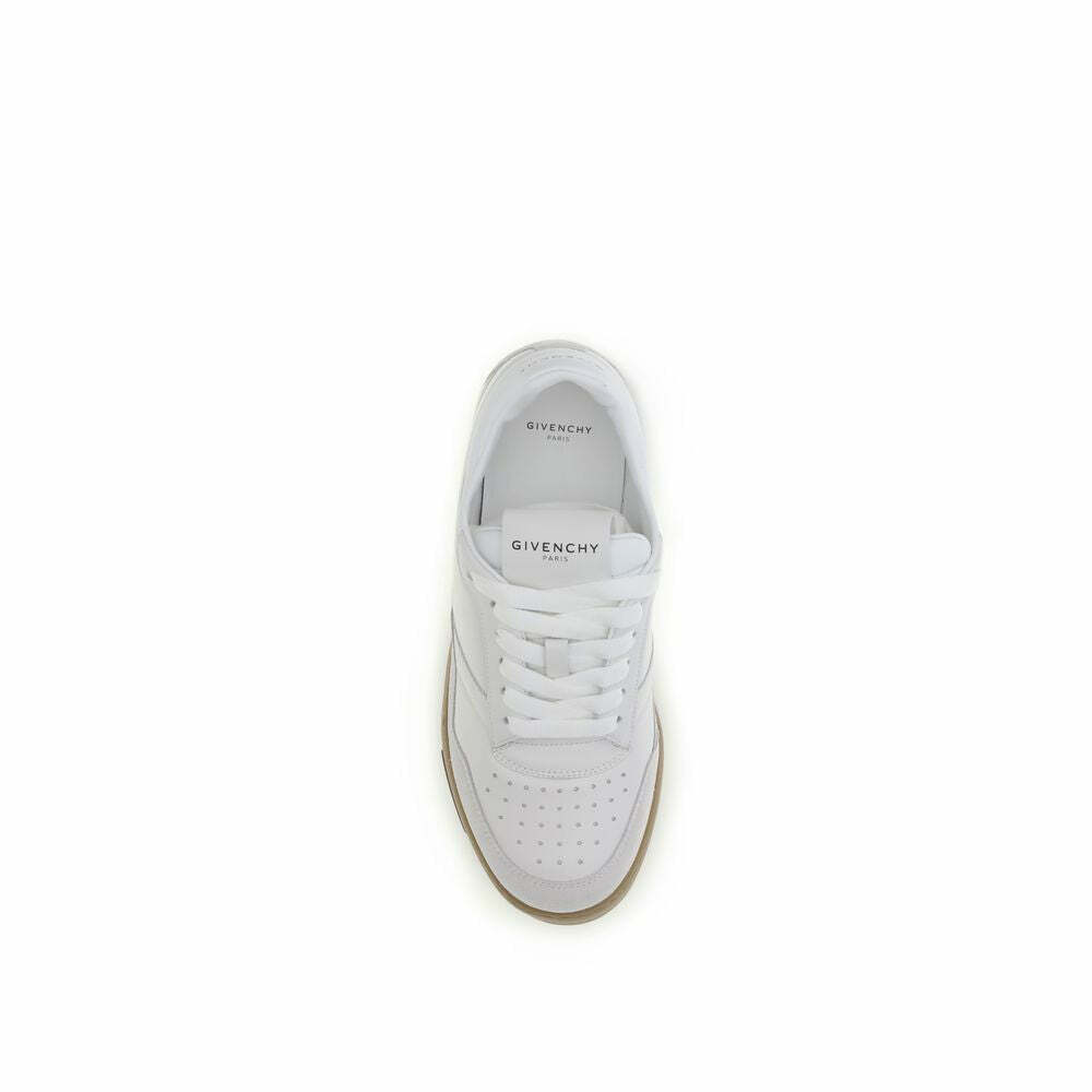 Calf Leather Chunky Sneakers - White / EU40/US7