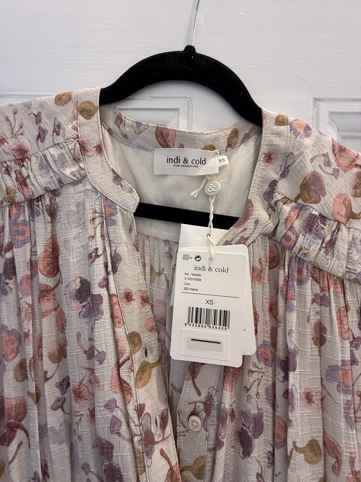 Feminine button up summer dress