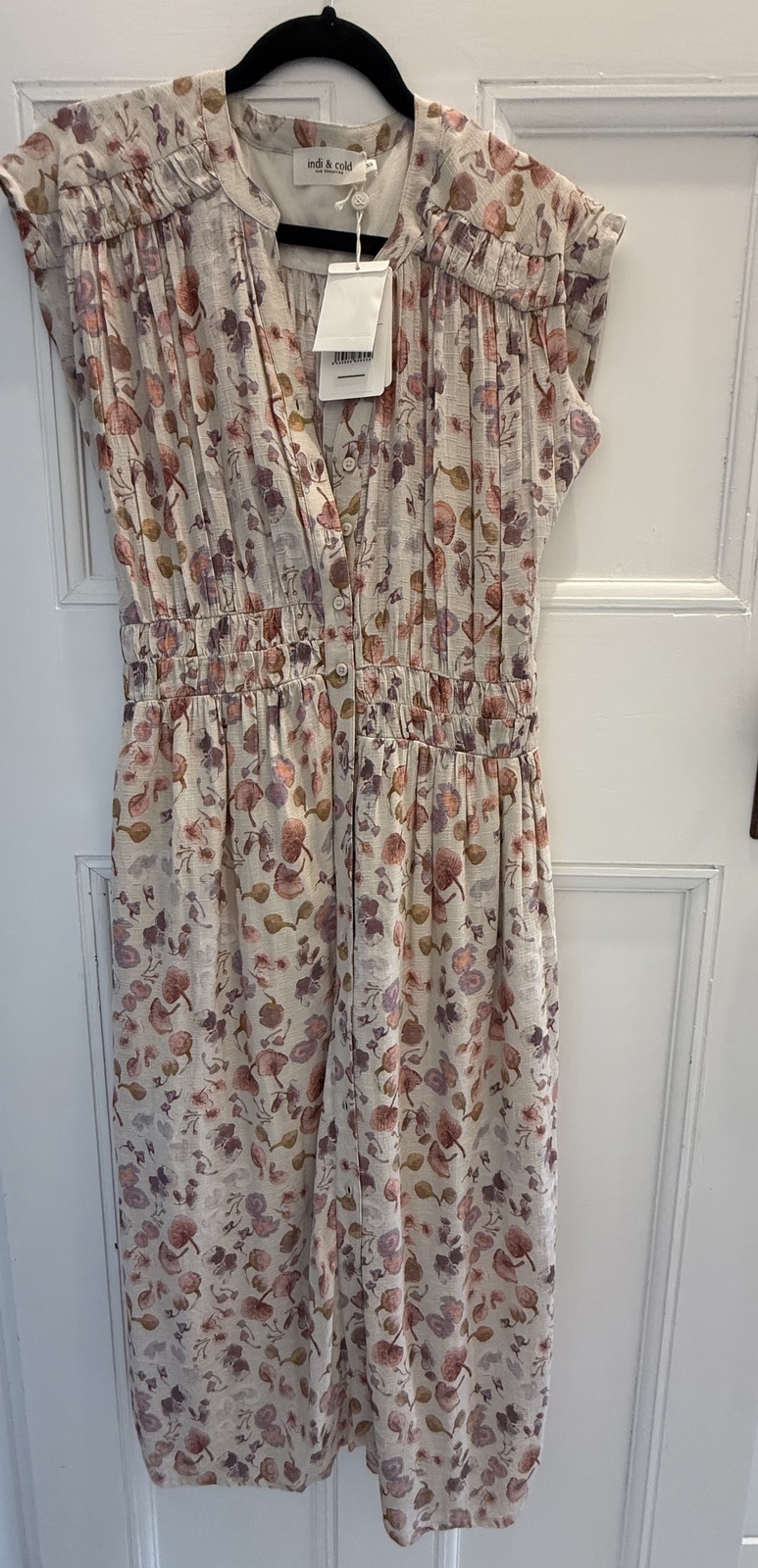 Feminine button up summer dress