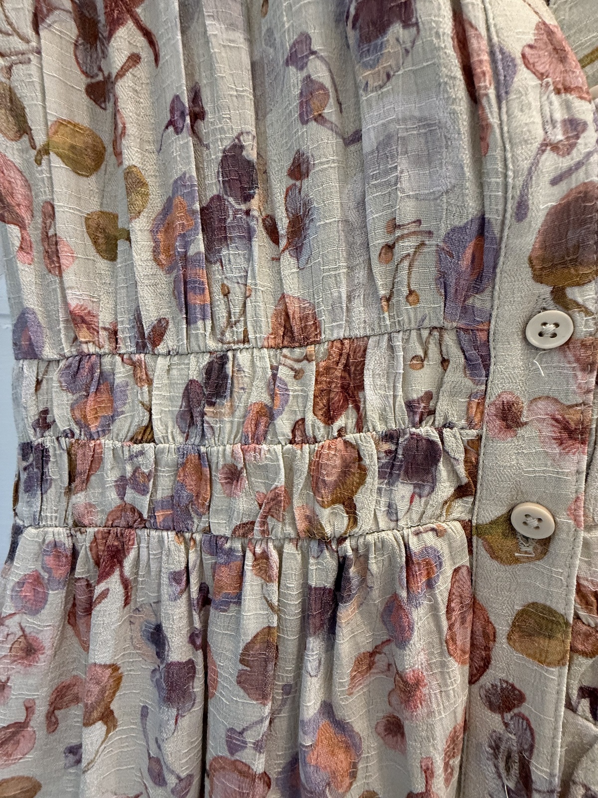 Feminine button up summer dress