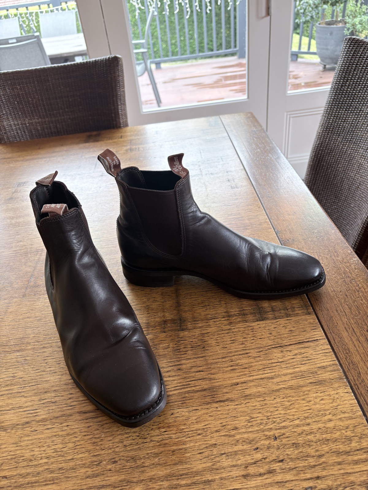 Mens Craftsman Chestnut Boots