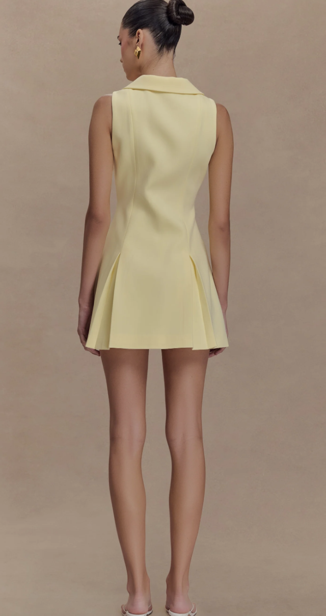 OLI Sleeveless Contrast Mini Dress