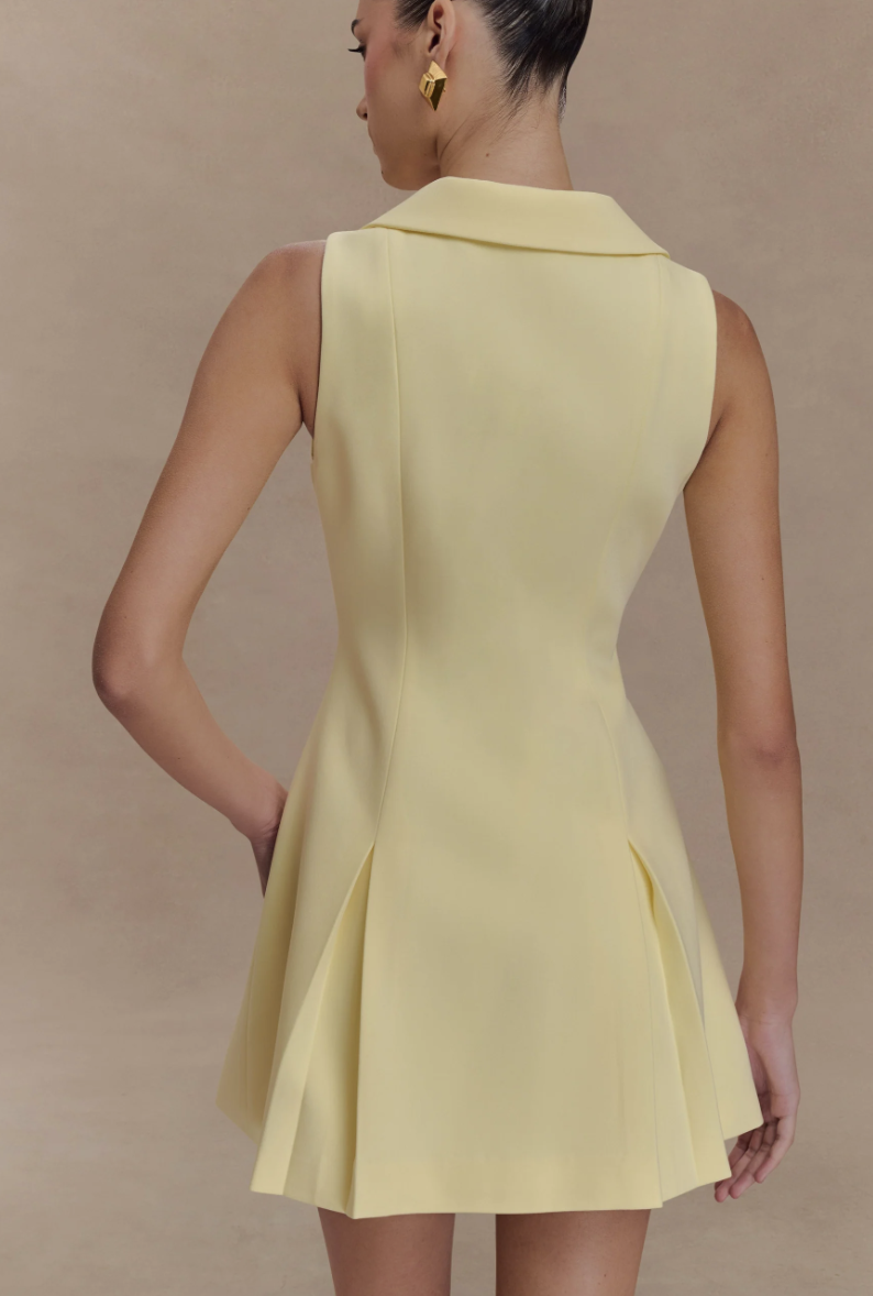 OLI Sleeveless Contrast Mini Dress