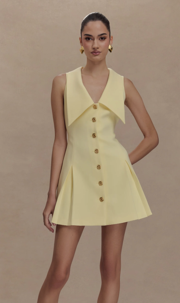 OLI Sleeveless Contrast Mini Dress