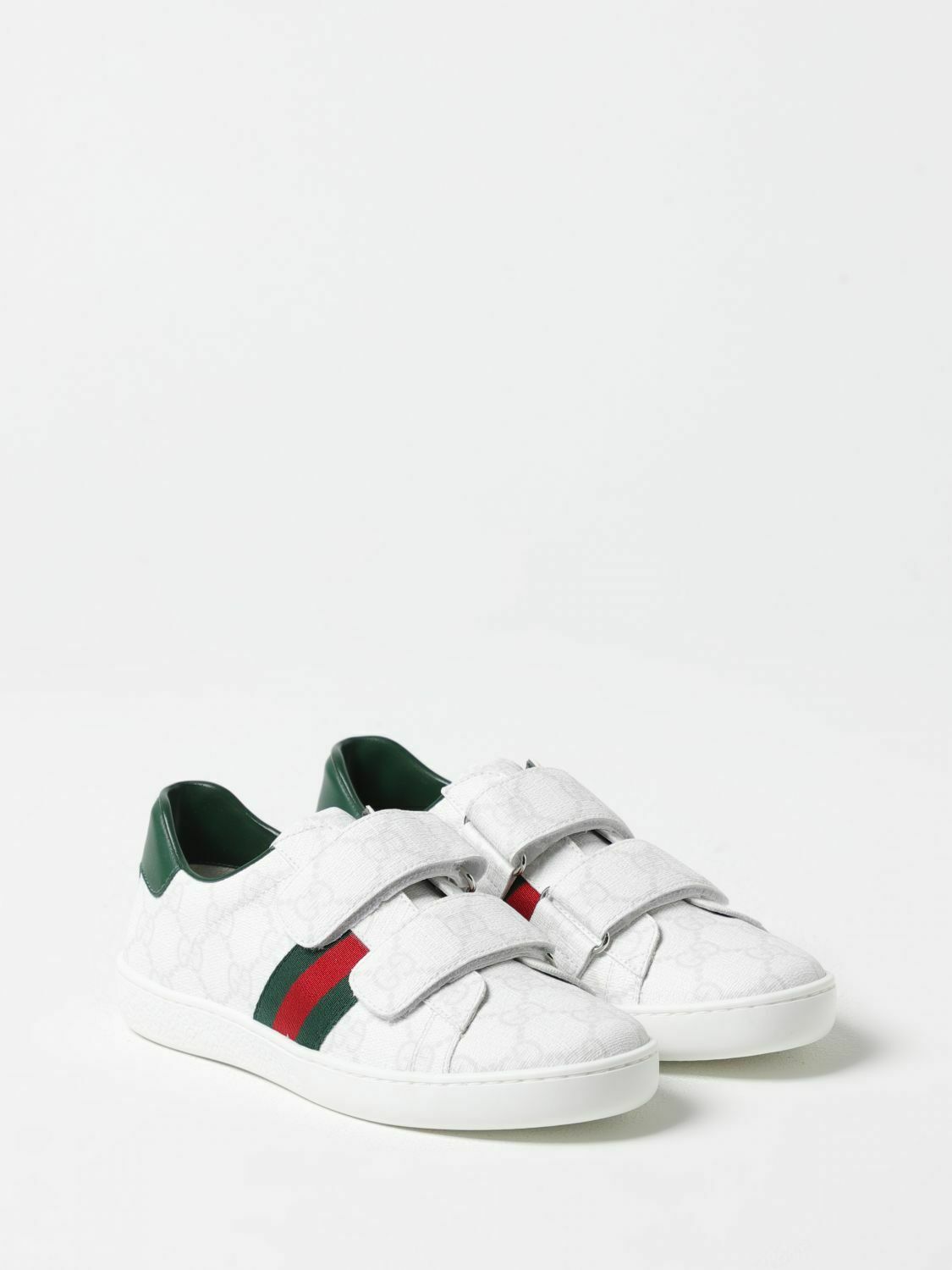 Gucci Tennis Sneaker Double Strap - White / 34 EU