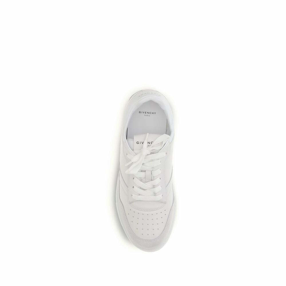 Calf Leather Low Top Sneakers - White / EU45/US12