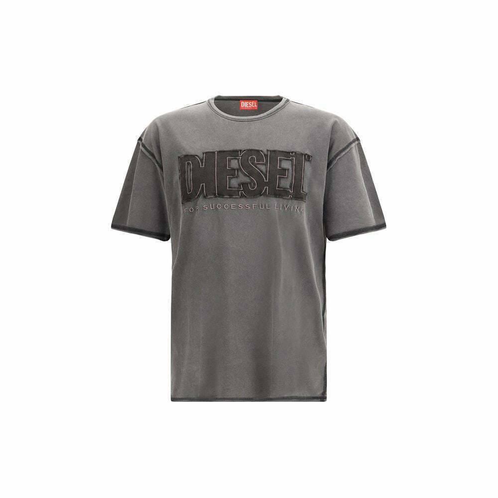 Diesel Diesel For Successful Living Logo Graphic T-Shirt - Gray / XL