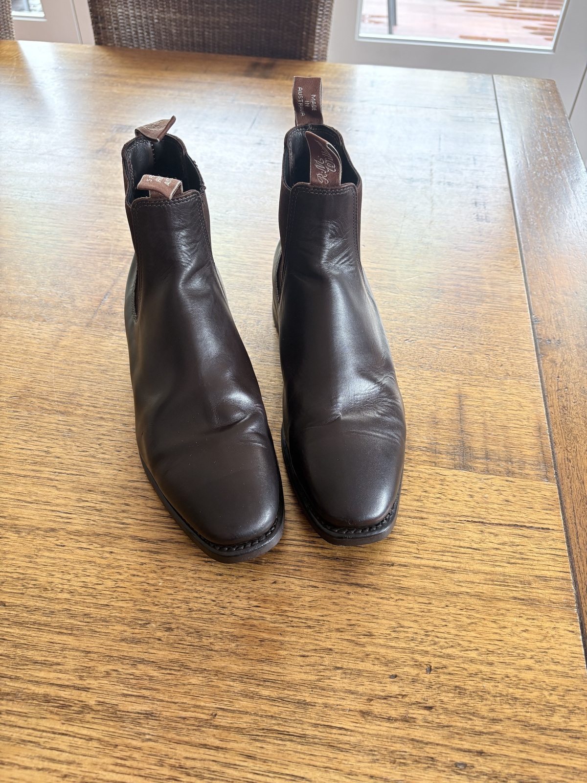 Mens Craftsman Chestnut Boots