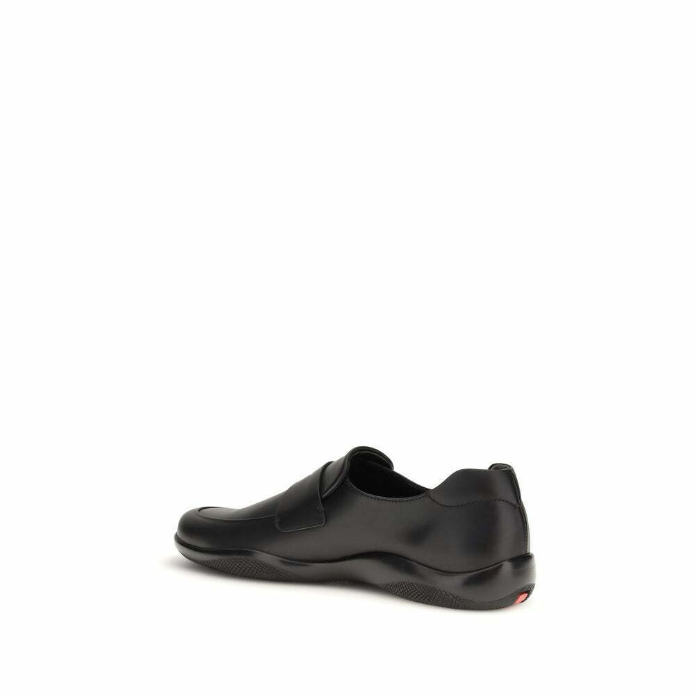 Calf Leather Bos Taurus Slip-On Loafers - Black / EU39/US6