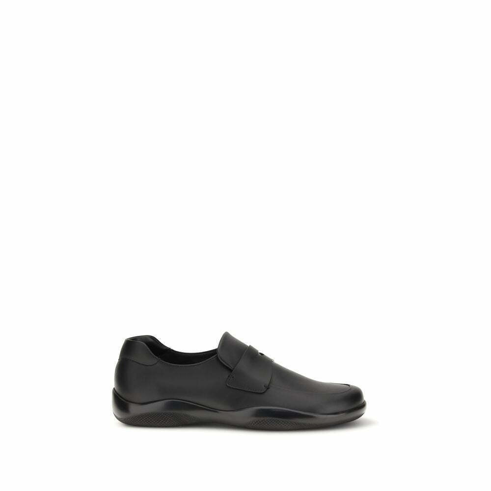 Calf Leather Bos Taurus Slip-On Loafers - Black / EU39/US6