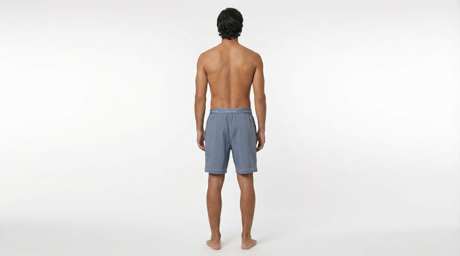 Polyester Tailored Fit Pants - Blue / XL