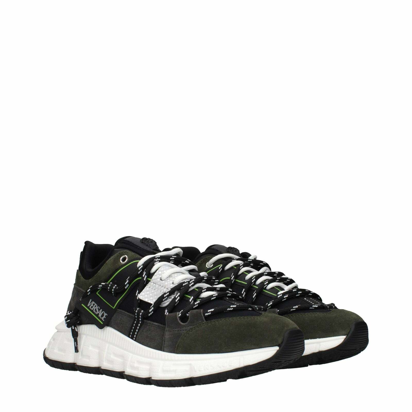 Leather Sneakers with Cushioned Sole - Gray / EU44/US11