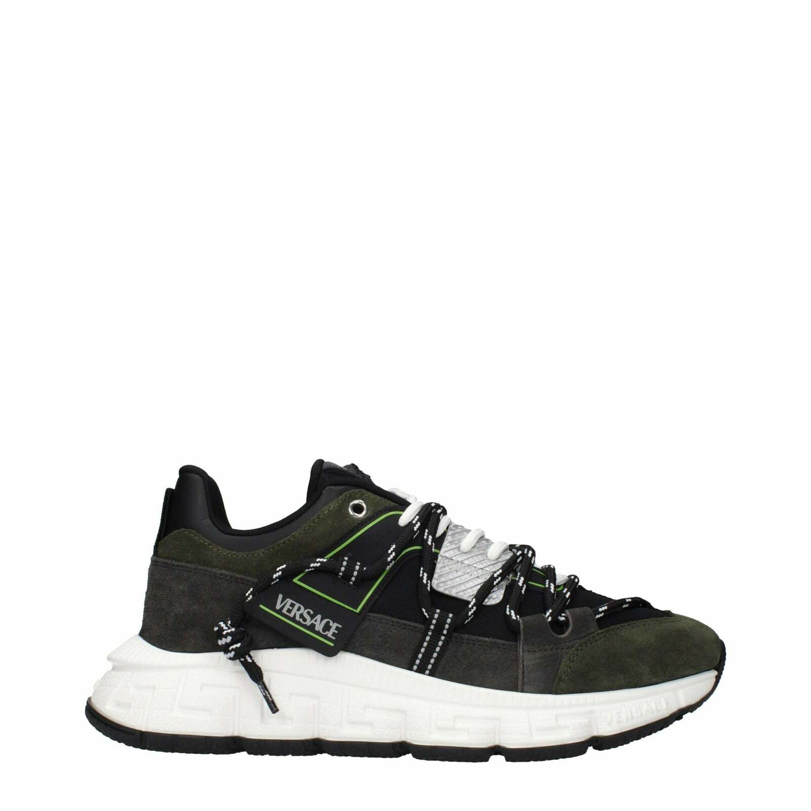 Leather Sneakers with Cushioned Sole - Gray / EU42/US9