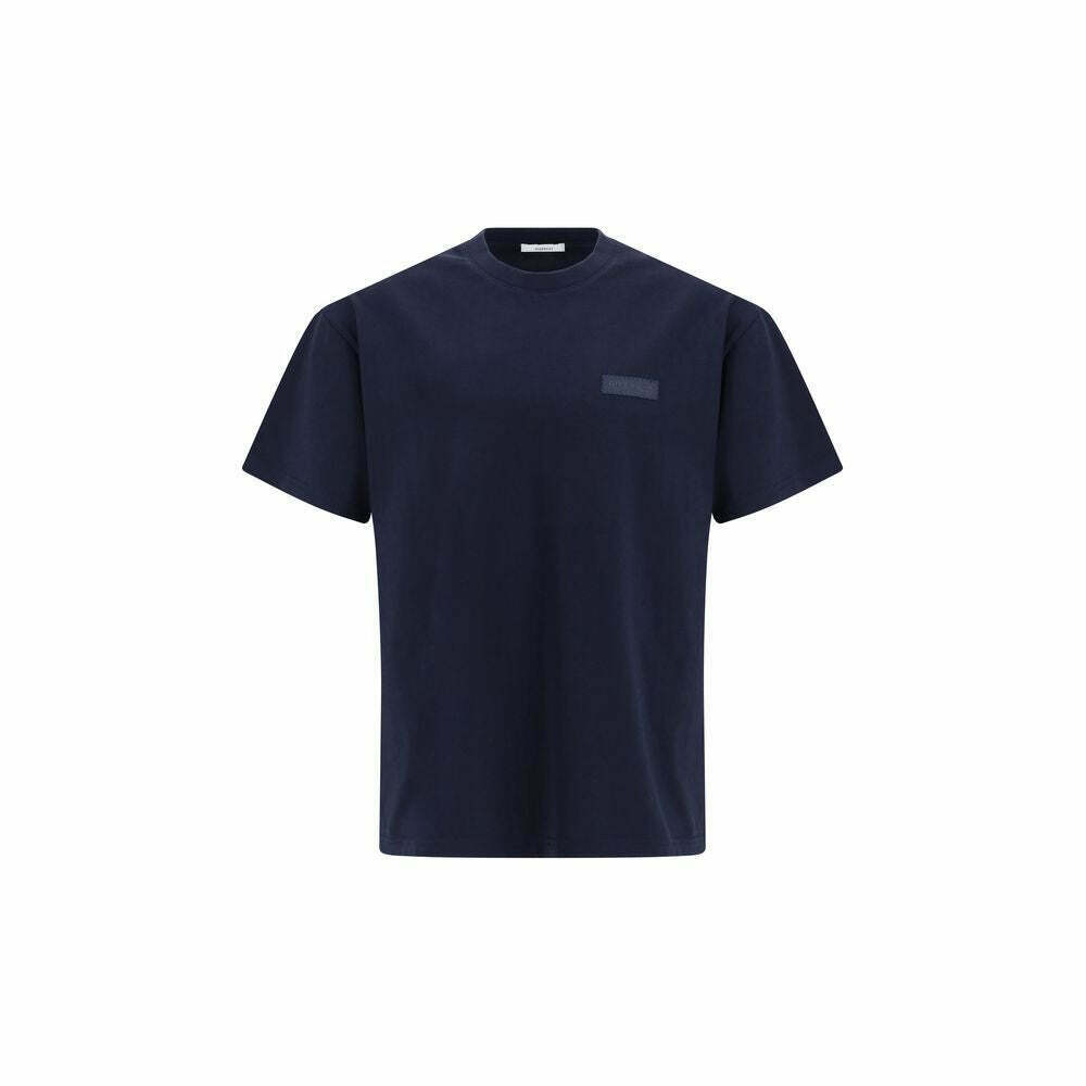 Cotton Crew Neck T-Shirt - Blue / S