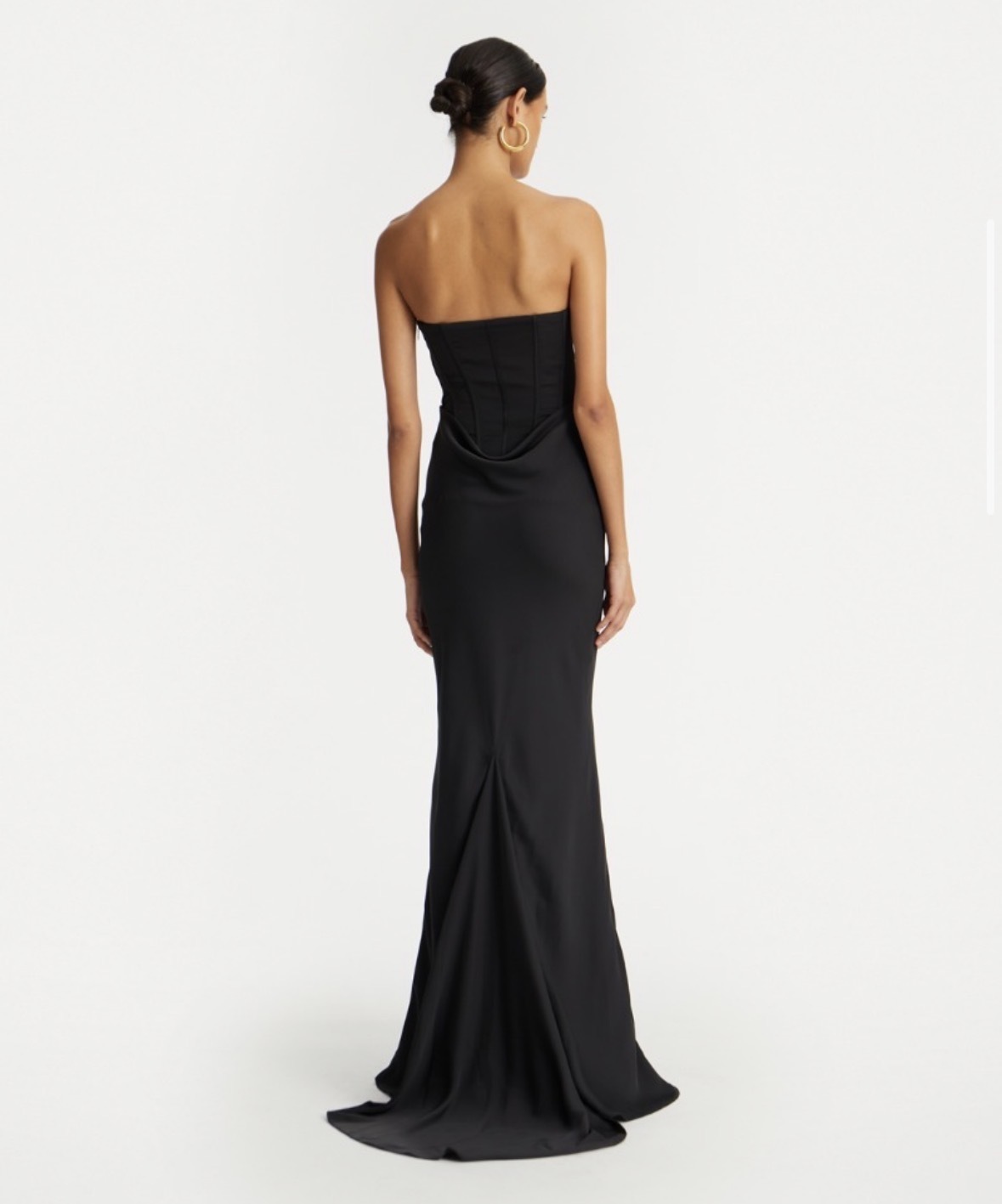 - Satin Corset Maxi Dress