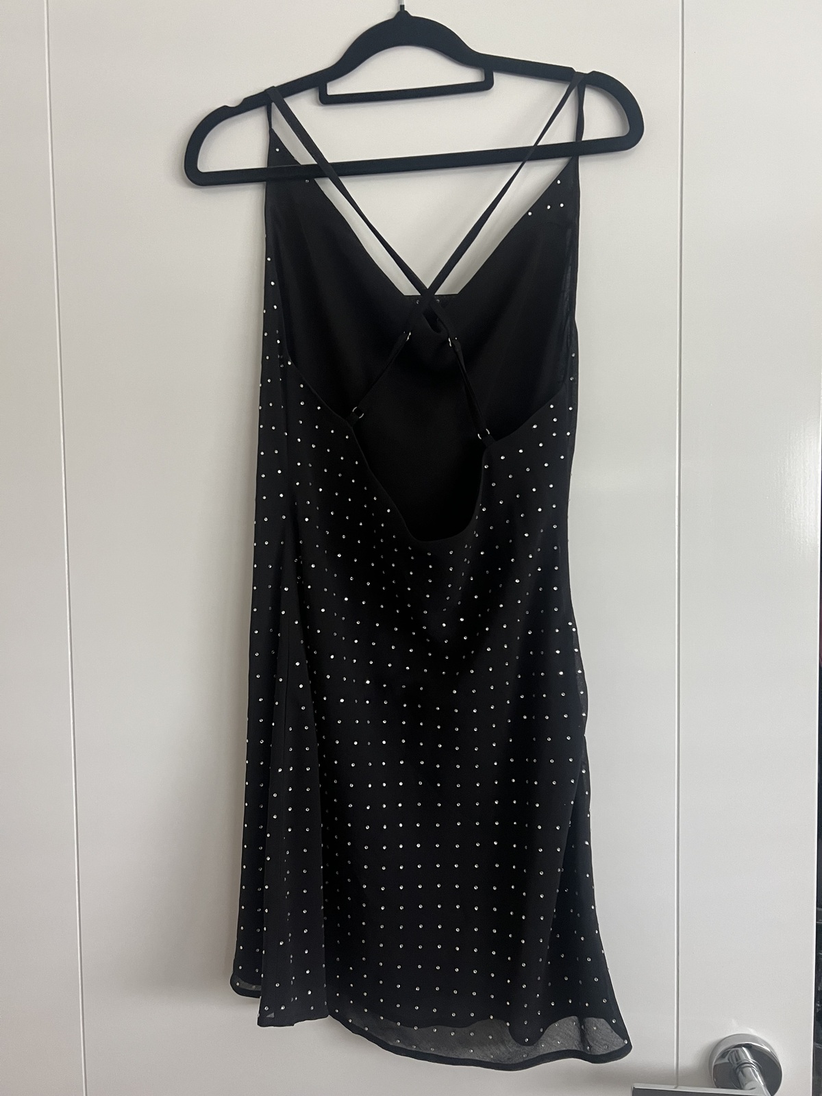 Diamanté Mini Dress Size Small