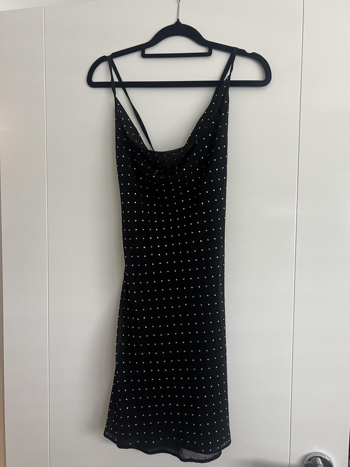 Diamanté Mini Dress Size Small