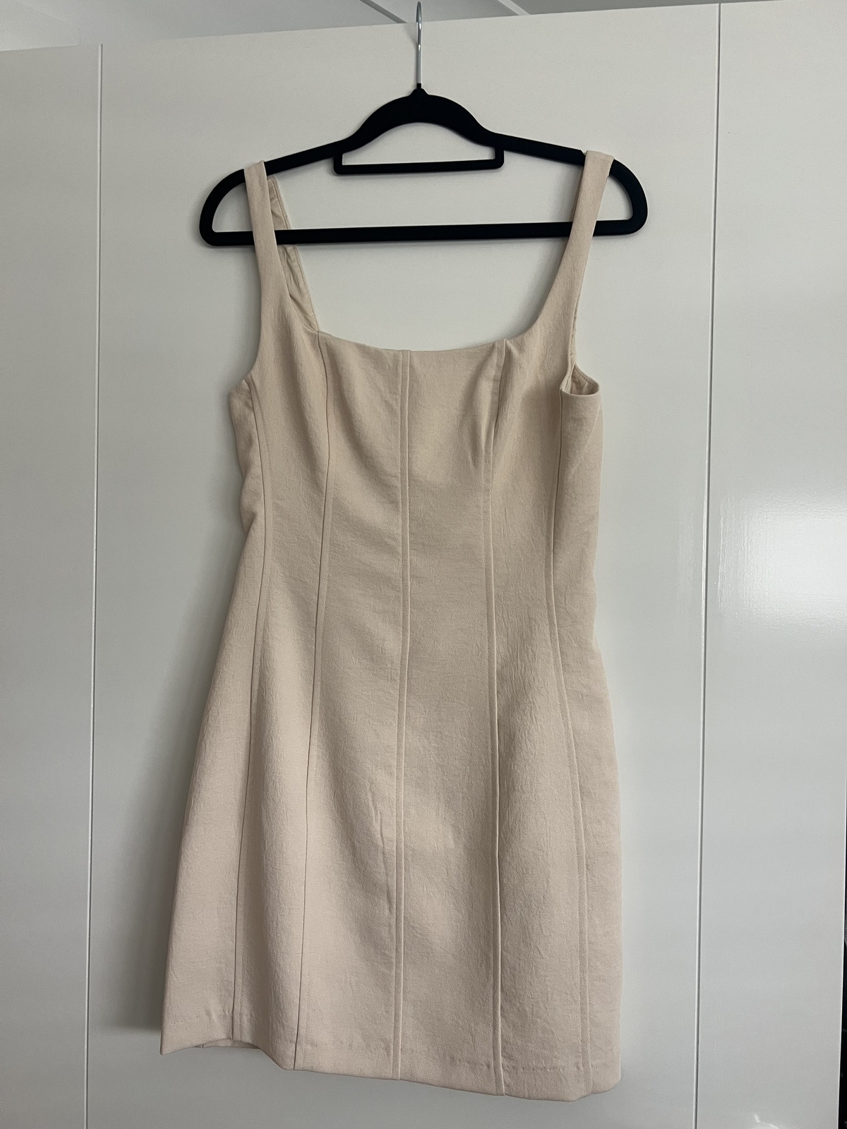 Oyster Bustier Dress Beige Size AU 8