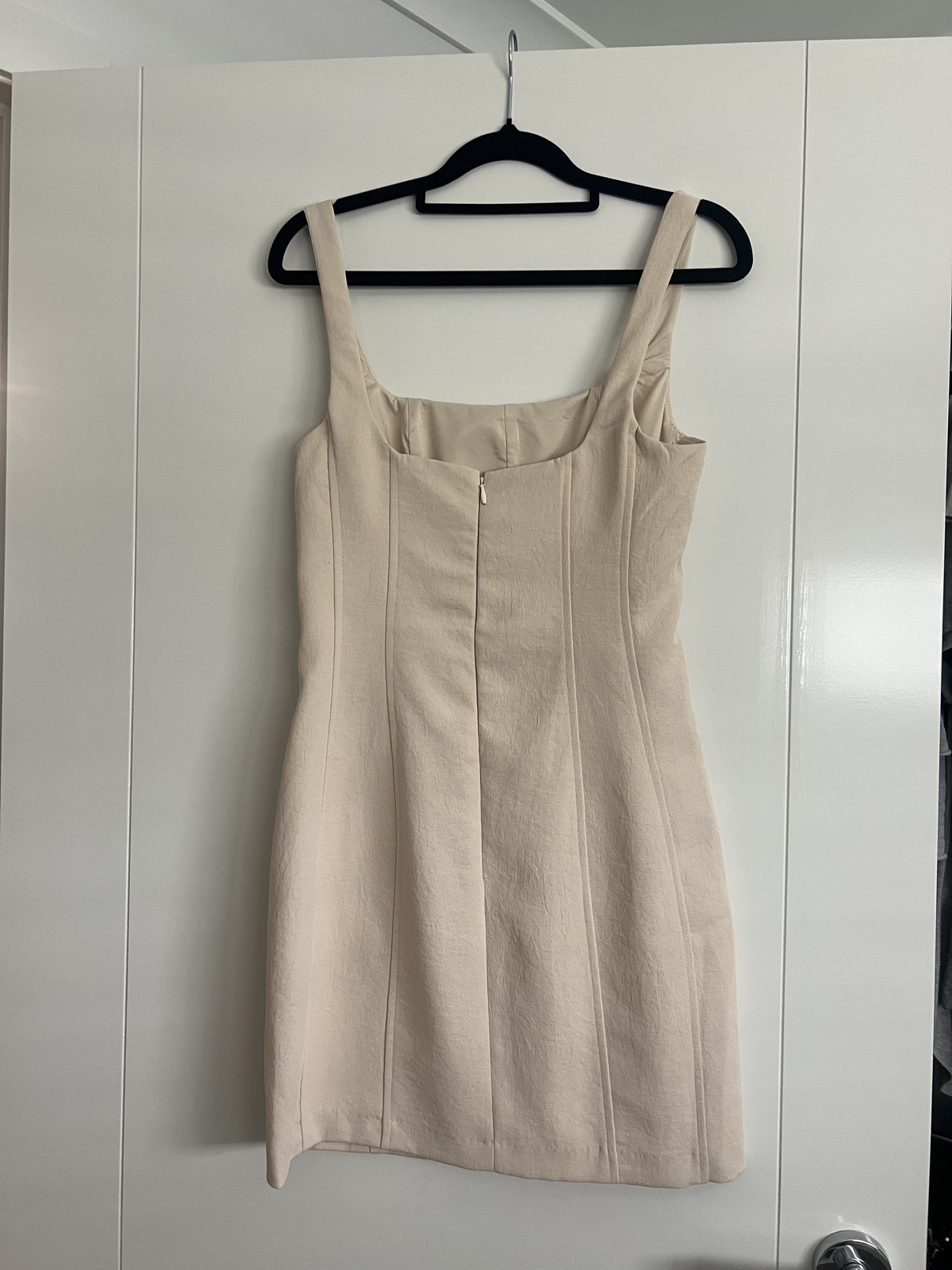 Oyster Bustier Dress Beige Size AU 8
