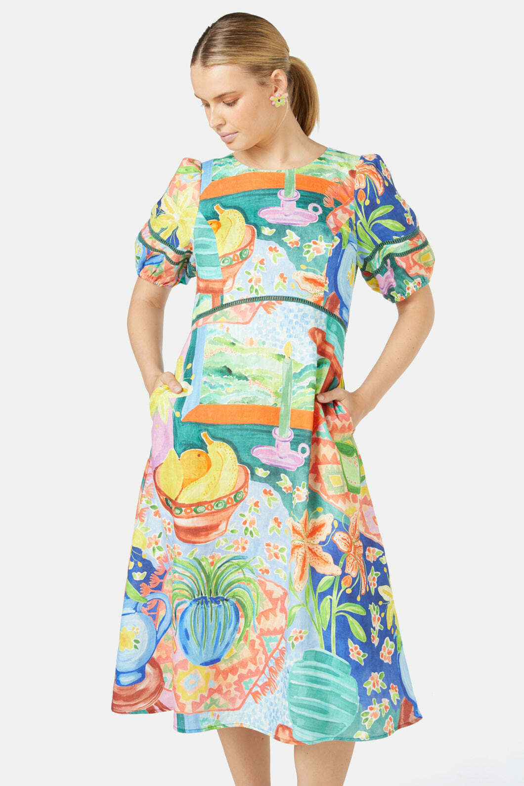 Weekend Away Linen Dress