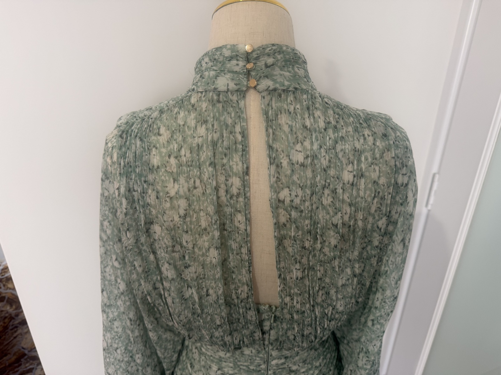 Aurore Ruched Long sleeve mini dress