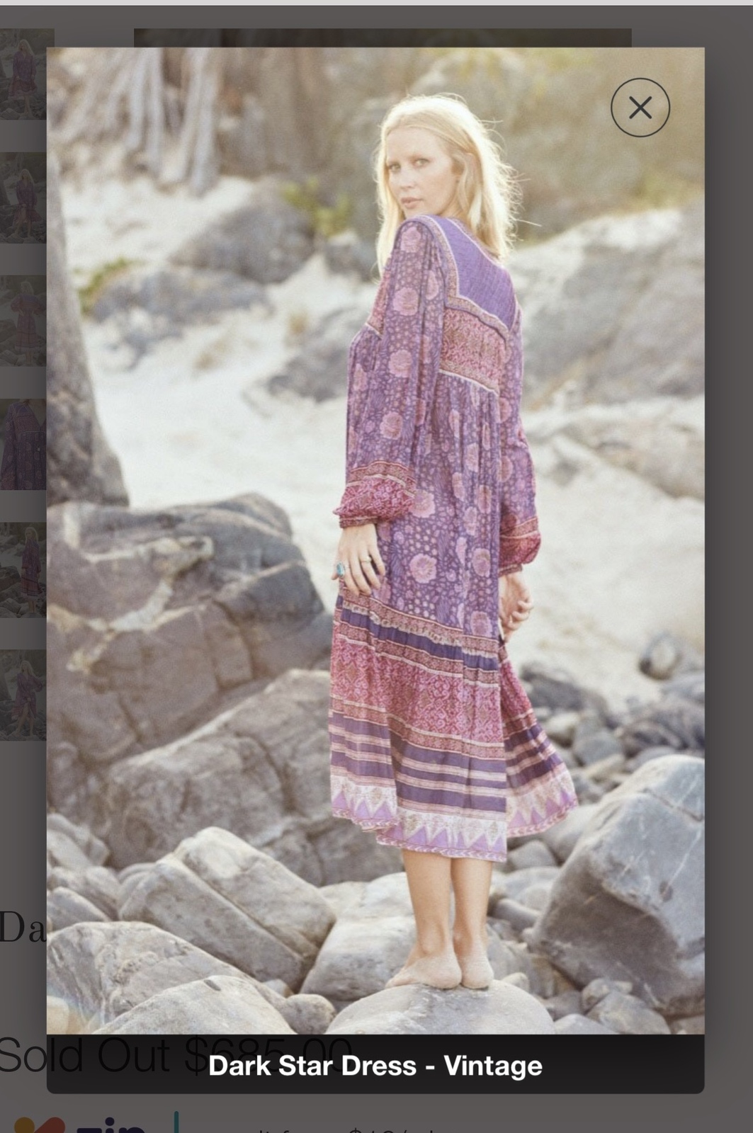 DARK STAR DRESS - VINTAGE