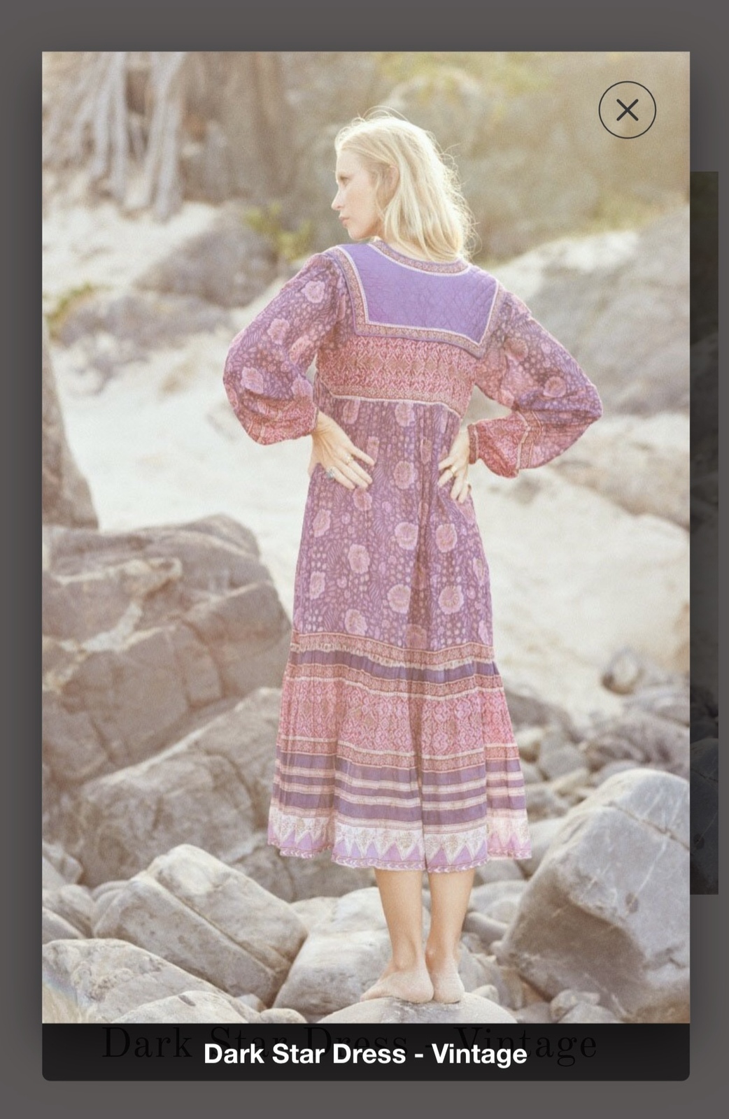 DARK STAR DRESS - VINTAGE