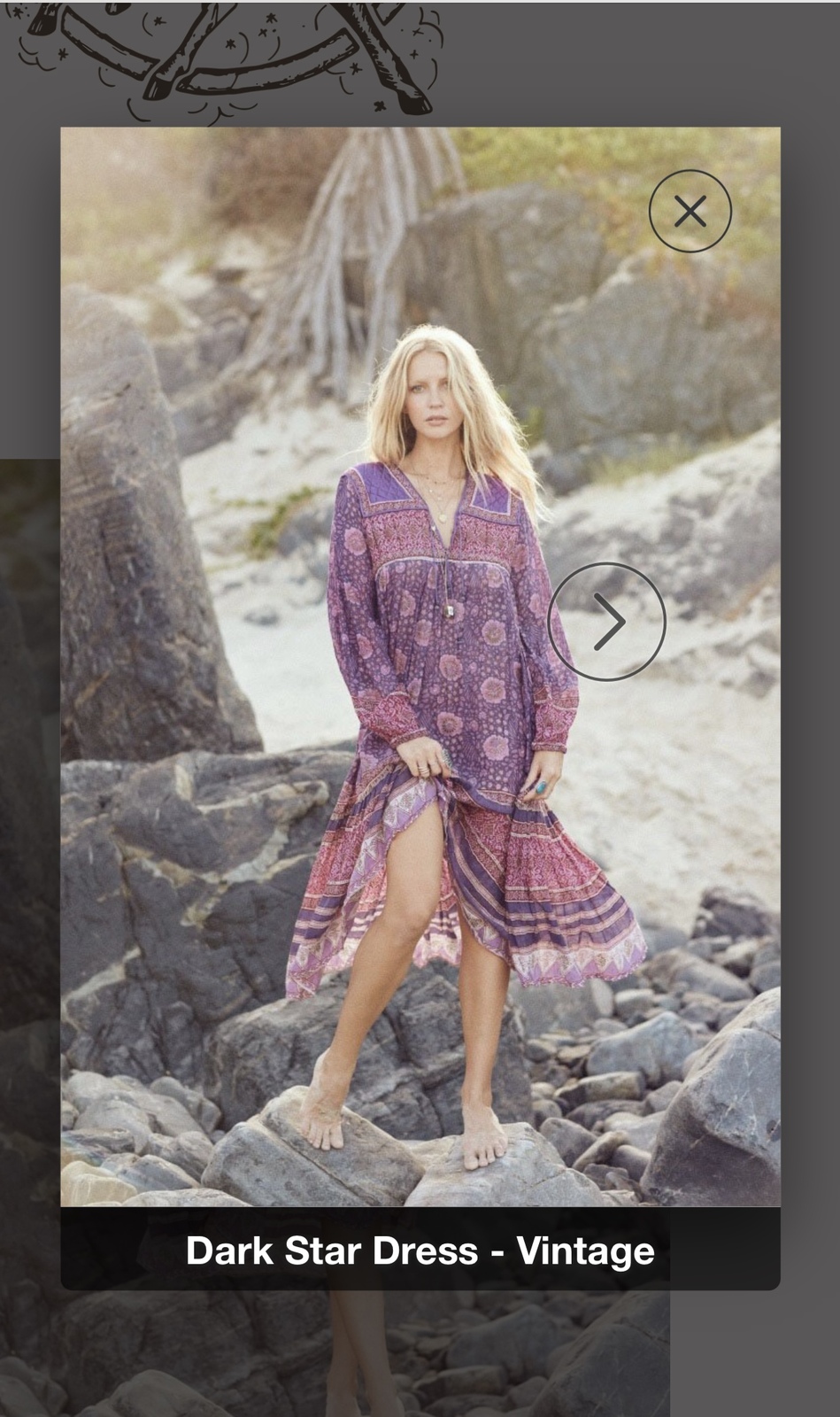 DARK STAR DRESS - VINTAGE