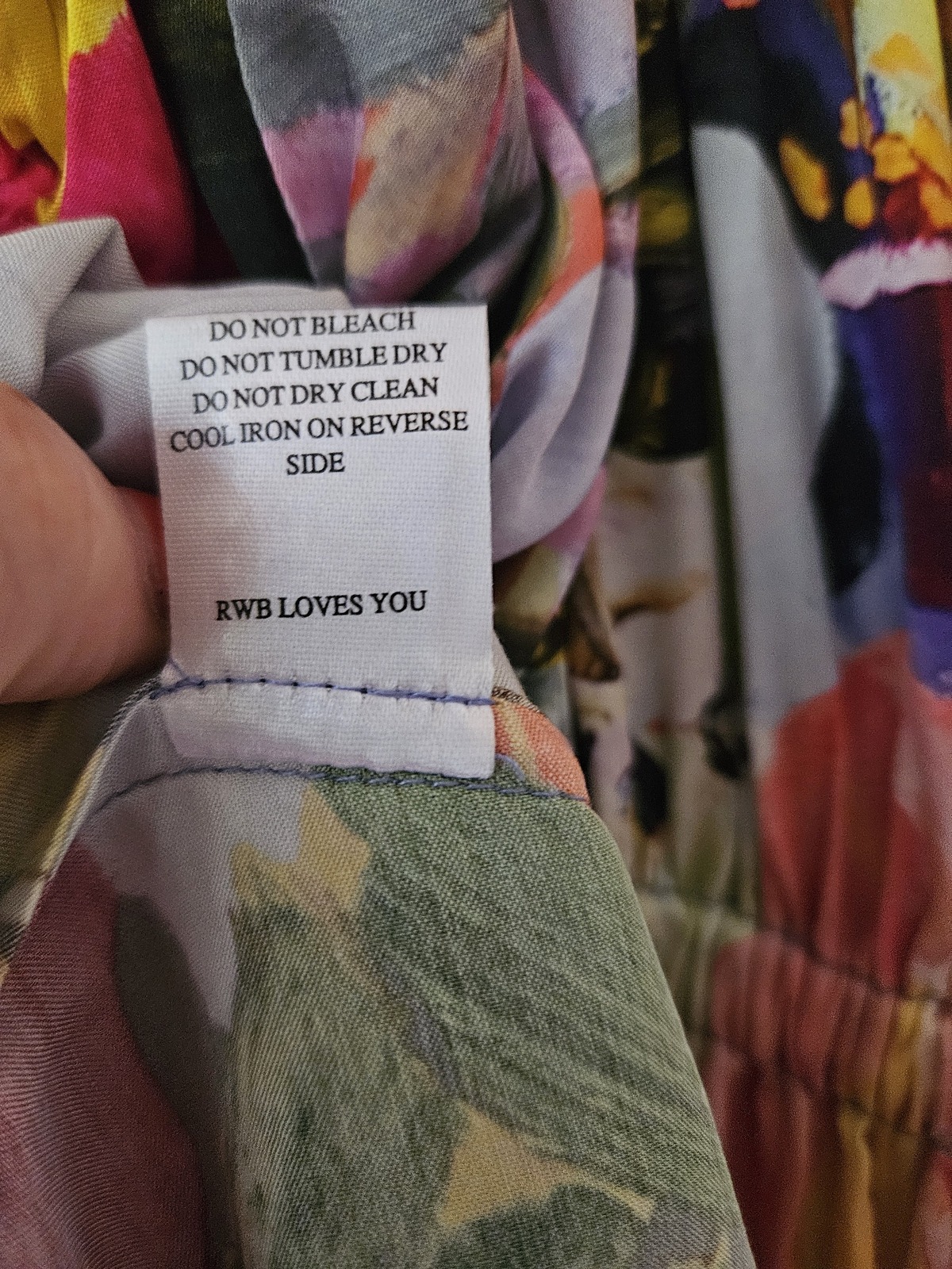 satin dress Neon Bush Print by Laura Jones Size 14 /XL