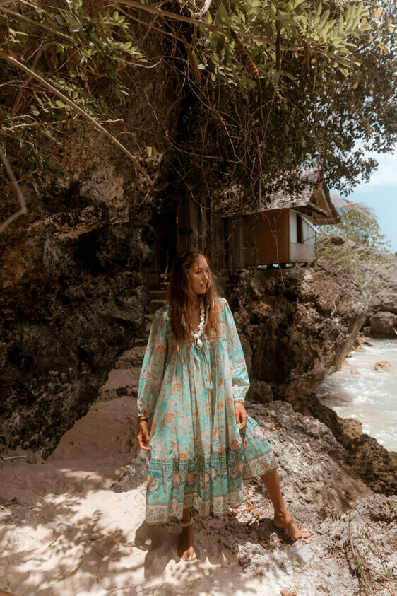 SEASHELL BOHO DRESS