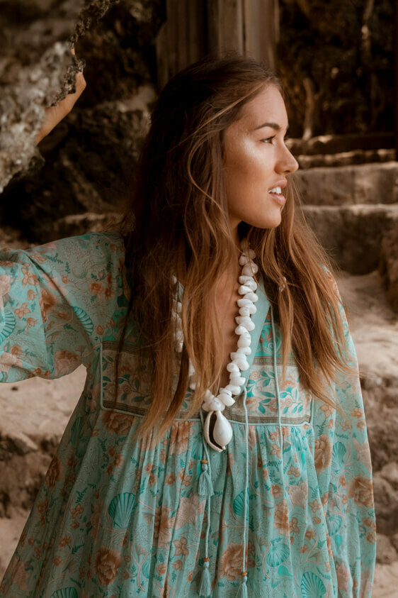 SEASHELL BOHO DRESS