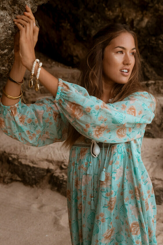 SEASHELL BOHO DRESS