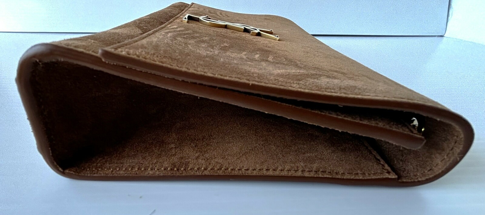 Kate Suede Chain Bag – Brand New / Full Set