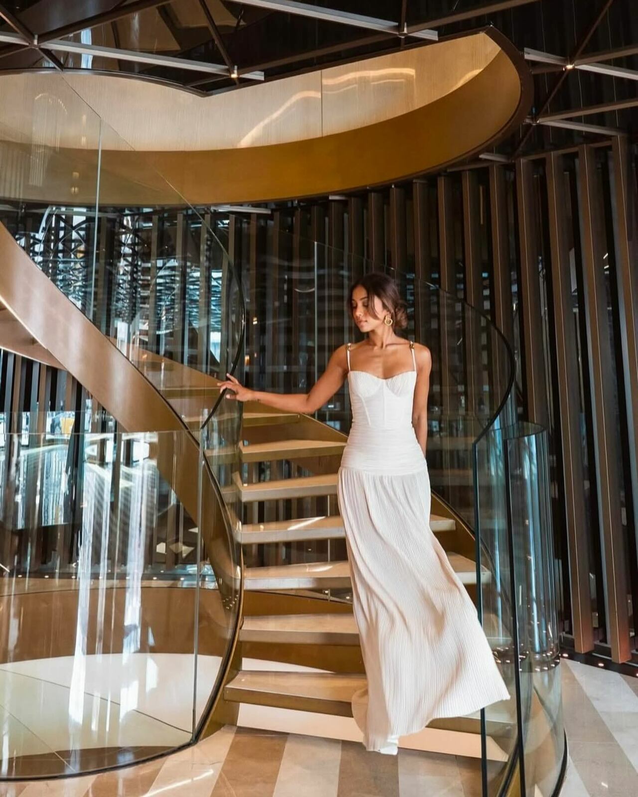 Double Time Pleaded Dress