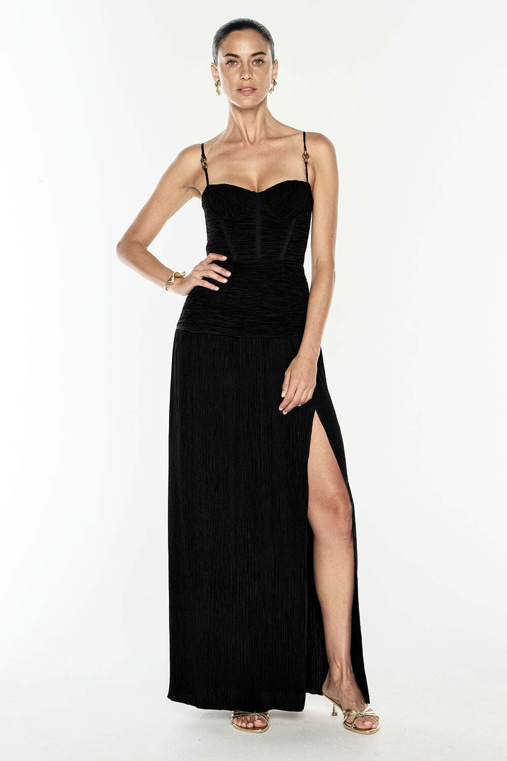 Double Time Pleaded Dress