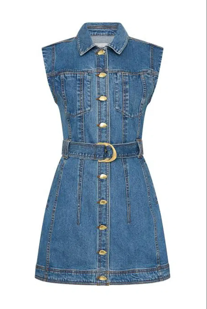 Denim Darcie mini dress 