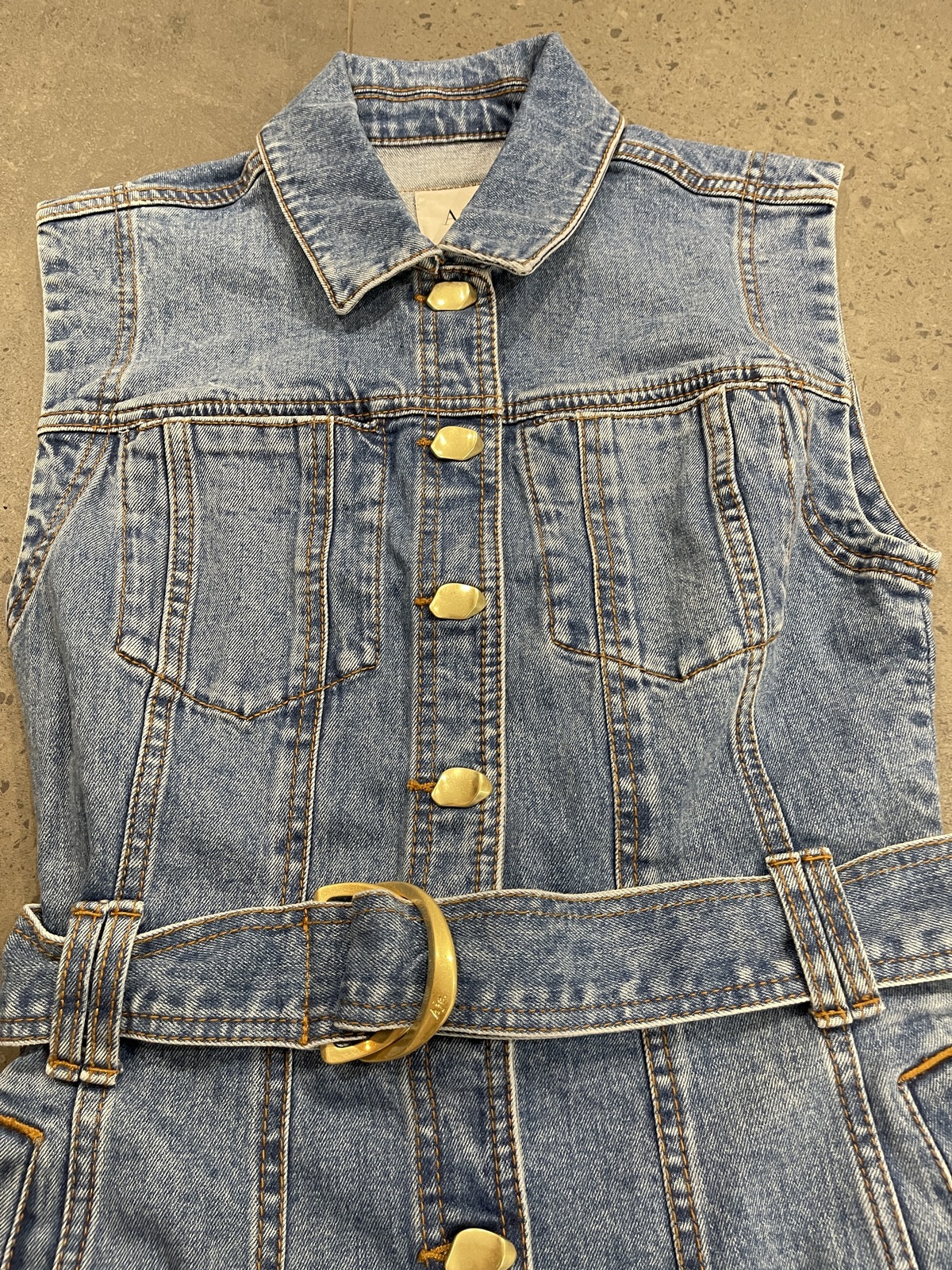 Denim Darcie mini dress 