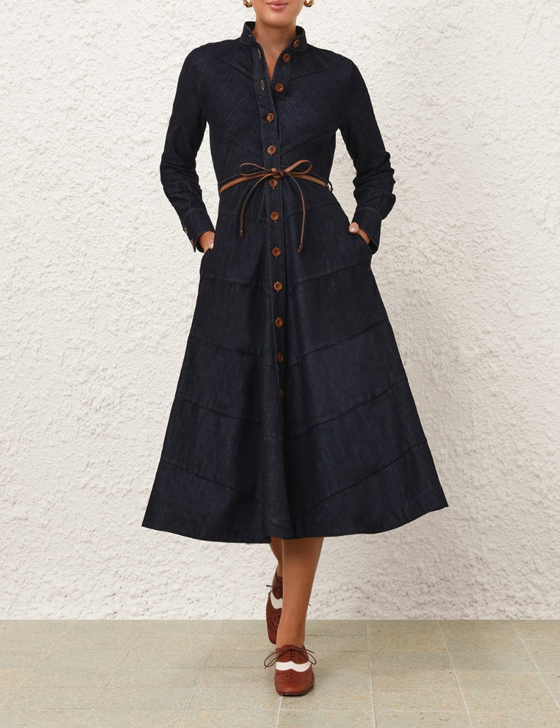 The Acacia Denim Shirt Dress 