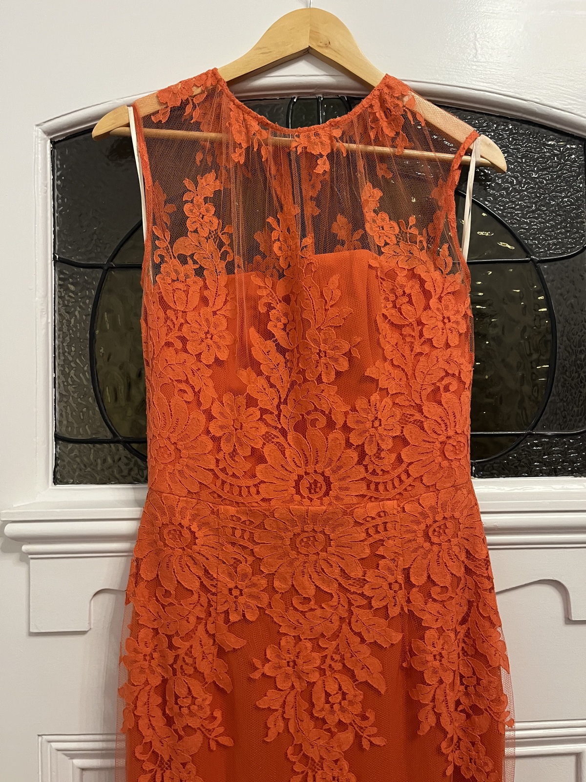 Delicie French Lace Fishtail Gown Mandarin size 10